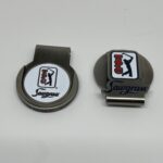 Custom Cap Clip with Enamel Filled Magnetic Ball Marker