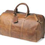 All Leather Duffel Bag with Ultrasuede Lining